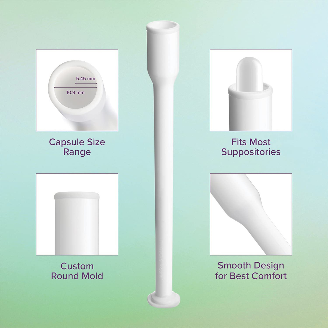 NutraBlast Suppository Applicators Disposable One Time Only 1 Count