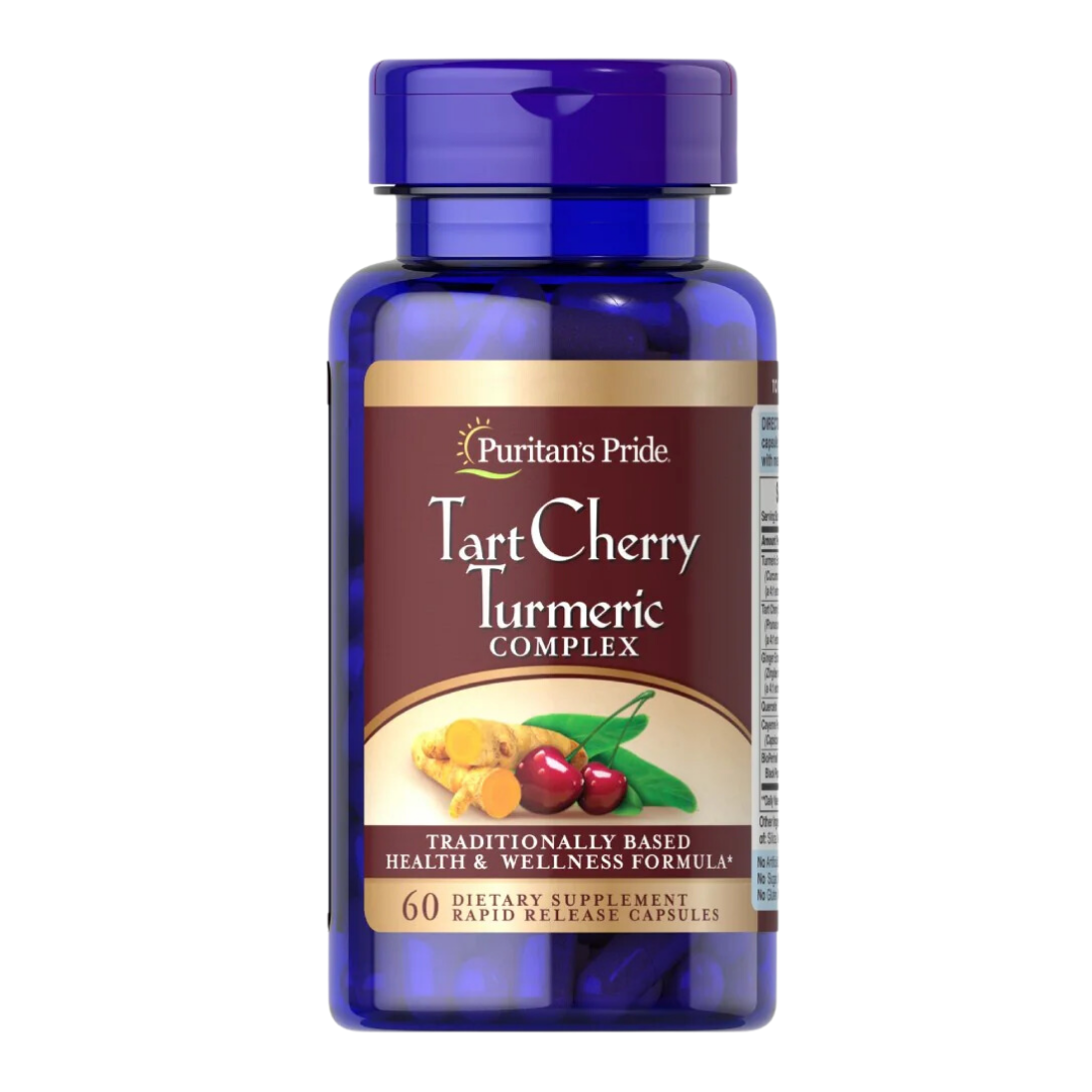 Puritan's Pride Tart Cherry Turmeric Complex, 60 Capsules