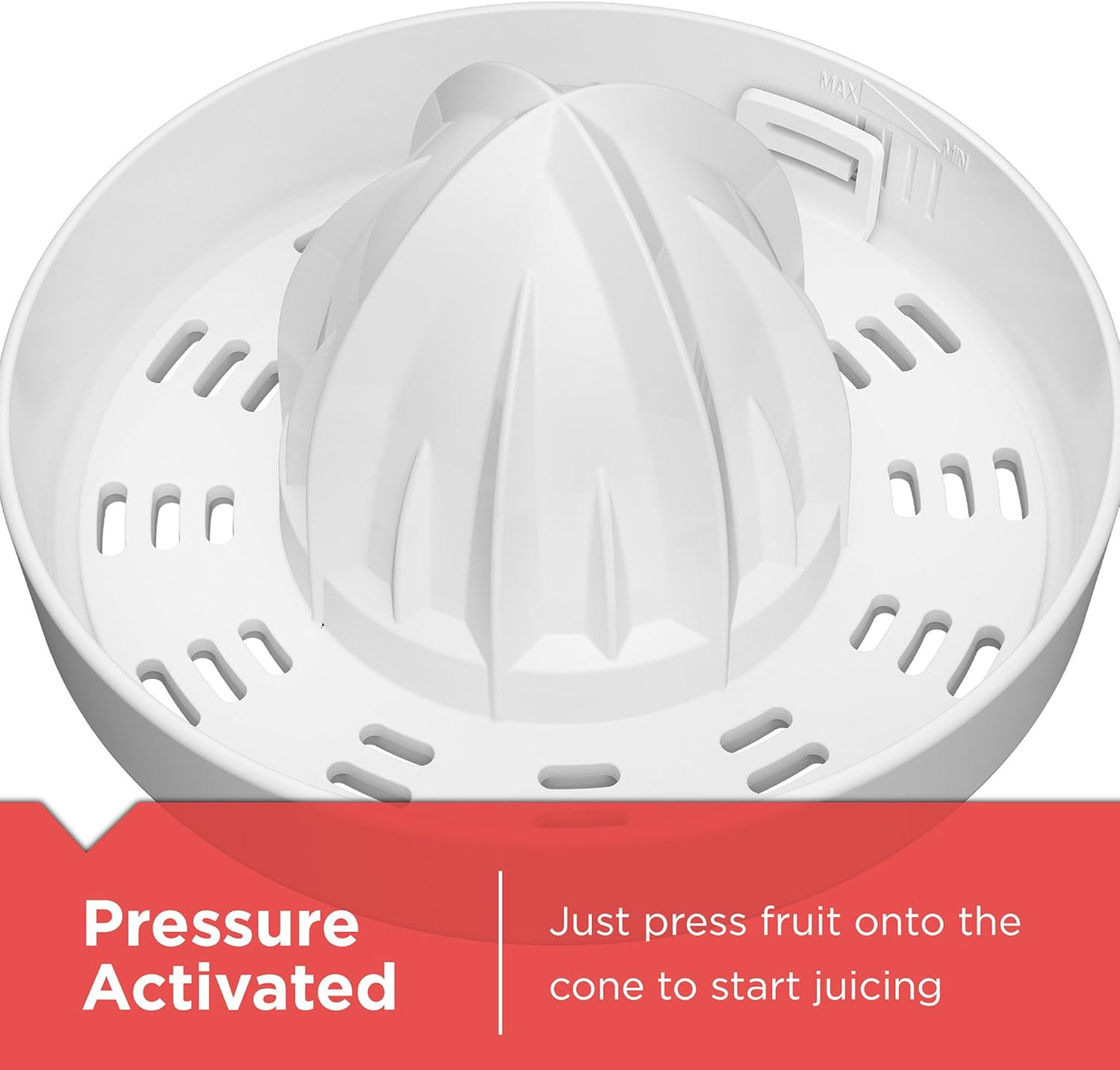 BLACK+DECKER Citrus Juicer Dual-Purpose Cone 32oz (CJ650W)