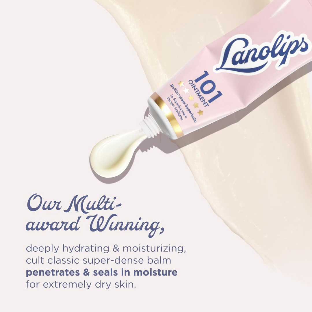 Lanolips 101 Ointment Duo Multipurpose Superbalm, 2 x 15 g / .52 oz