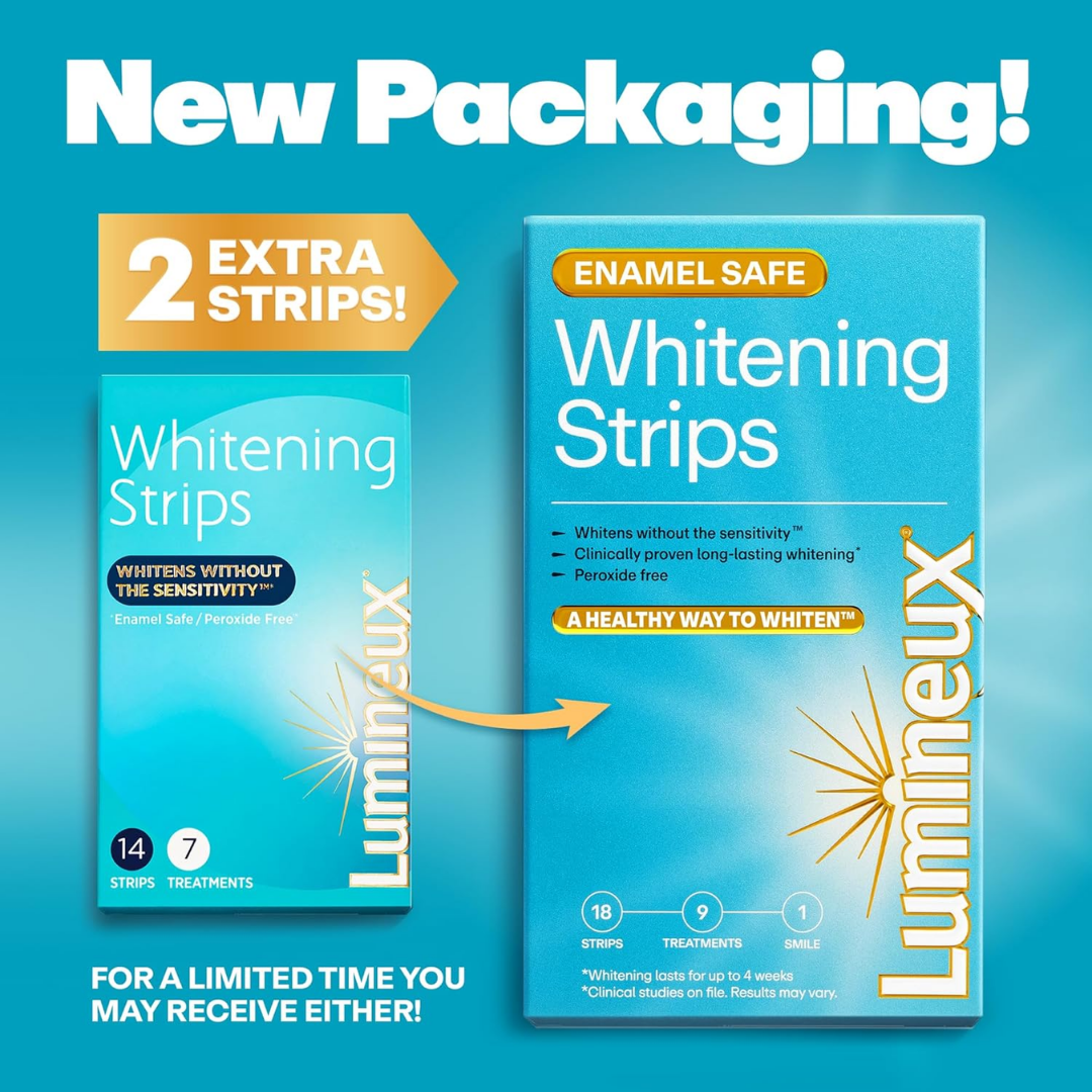 Lumineux Whitening Strips 30 minutes to Whiter Teeth Whitens (14 Strips)