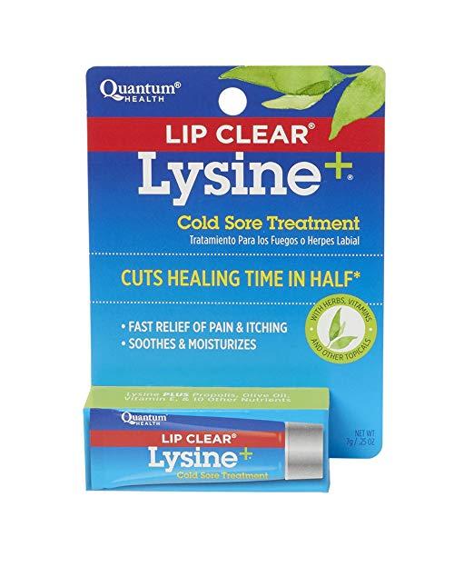 Quantum Health 01674 Lip Clear Lysine+ 0.25 Oz