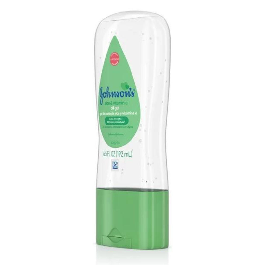 Johnson's Baby Aloe & Vitamin E Oil Gel 6.5 fl oz / 192ml