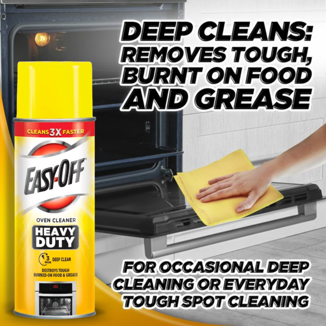 Easy-Off Oven Cleaner Heavy Duty Clean 3x Faster 14.5 Oz