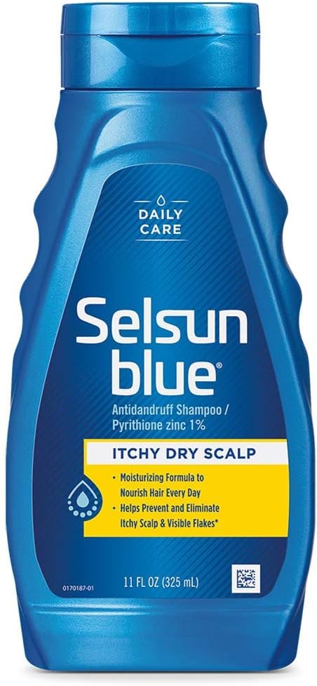 Selsun Blue Itchy Dry Scalp Anti-dandruff Shampoo, 11 fl.oz/325ML
