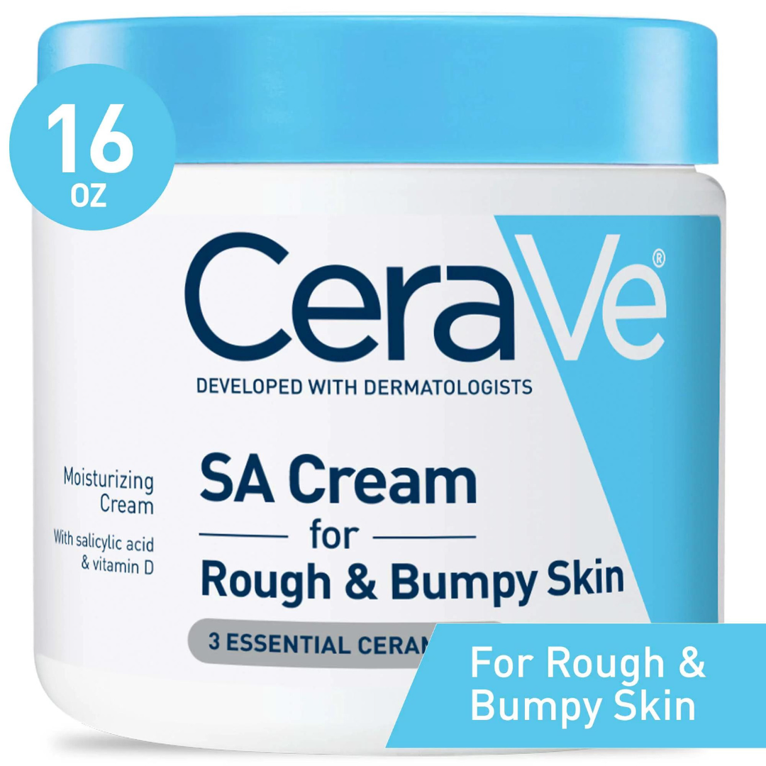 Cerave SA Cream for Rough & Bumpy Skin 3 Essential Ceramides 16oz/ 453g Packaging May Vary