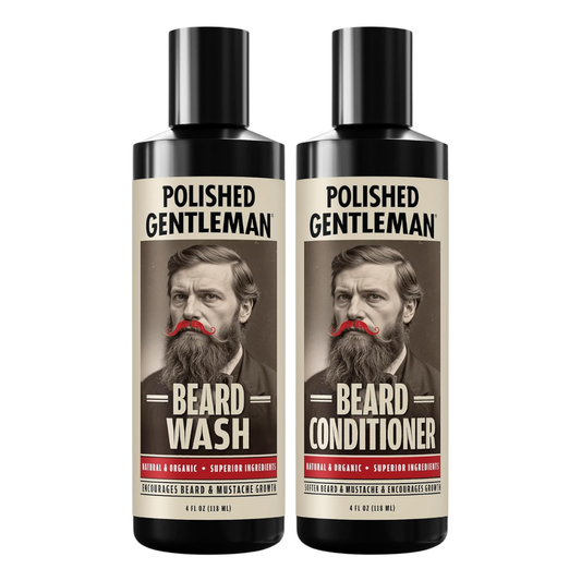 Polished Gentleman Beard Shampoo and Conditioner (4 oz / 118 ml)