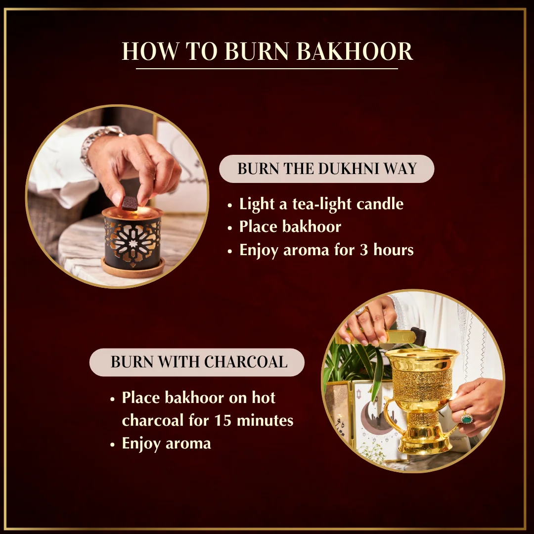 Dukhni Oud Bakhoor Incense Variety Box with Rainbow Burner Starter Kit