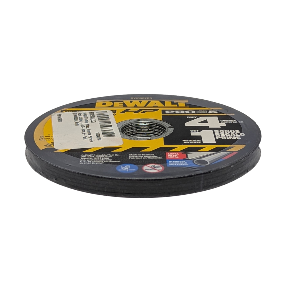 DEWALT Cutting Wheel Genearal Purpose 4-1/2 Inch, 5 Pack