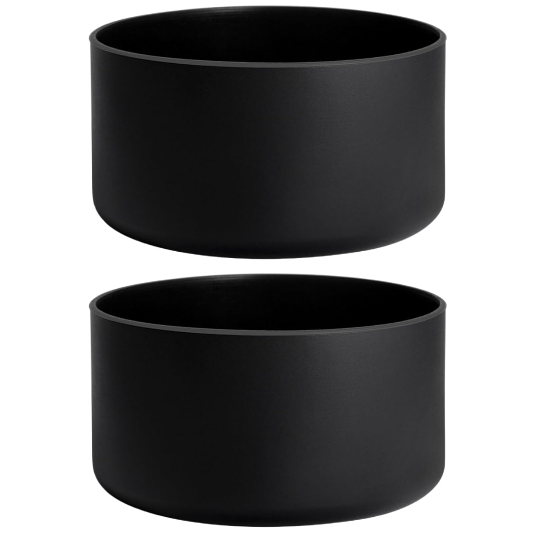 Lonparry Black Silicone Boot for Tumblers 2.9-2.95 inch, 2-Pack