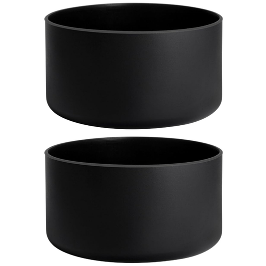 Lonparry Black Silicone Boot for Tumblers 2.9-2.95 inch, 2-Pack