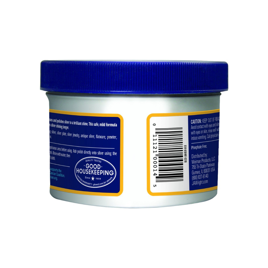 Wright's Silver Cleaner And Polish Cream Gently Clean And Remove Tarnish Without Scratching - 227g