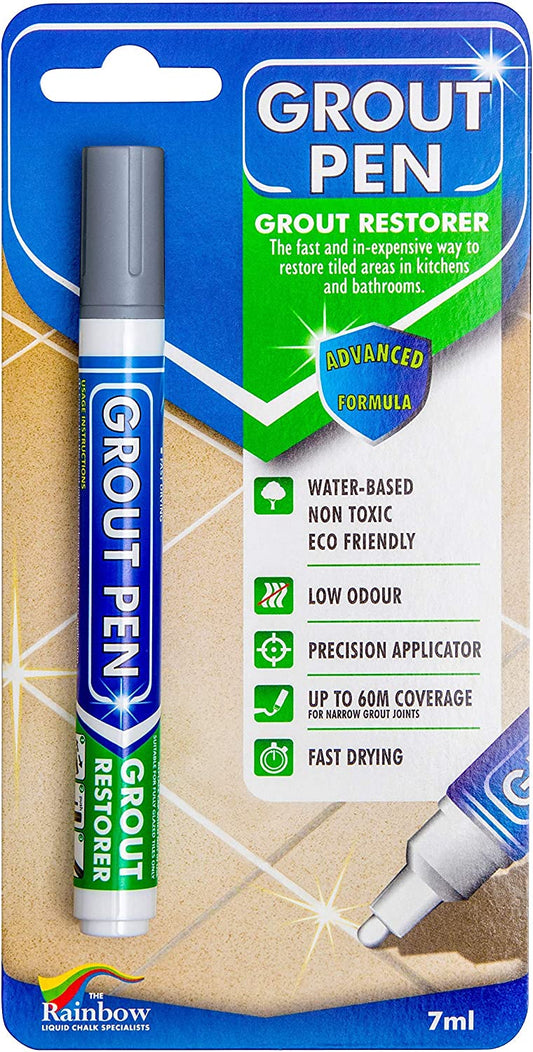 The Rainbow Liquid Chalk Specialist Grout Pen Grout Restorer 7 ml