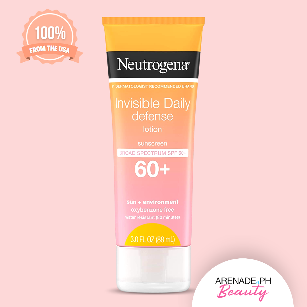 Neutrogena Invisible Daily Defense Sunscreen Lotion with Broad Spectrum SPF 60+