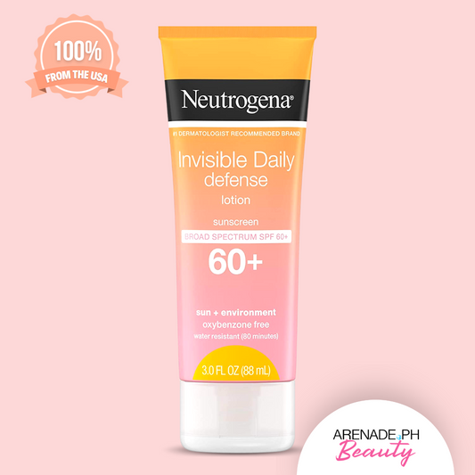 Neutrogena Invisible Daily Defense Sunscreen Lotion with Broad Spectrum SPF 60+