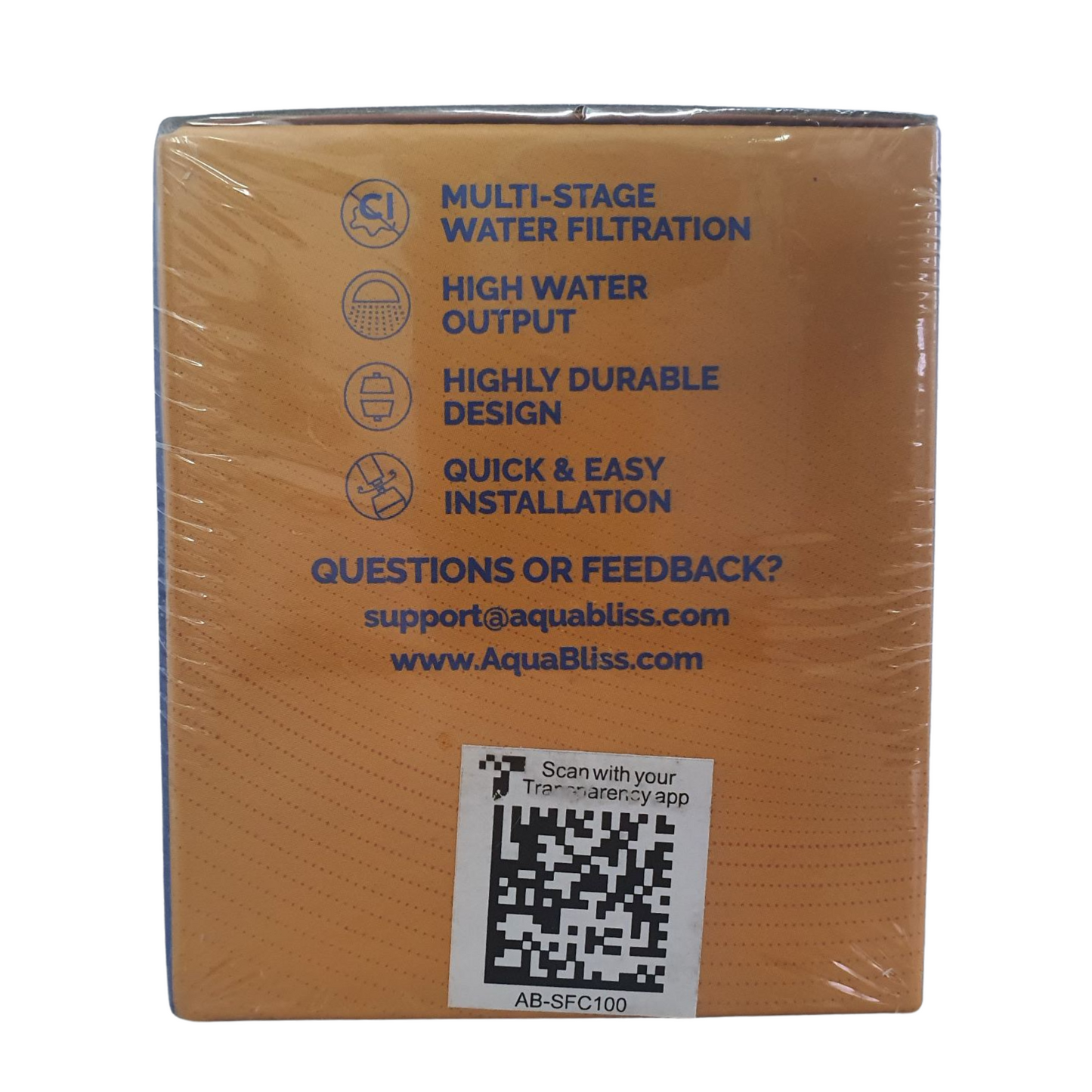 AquaBliss Shower Filter Cartridge Rejuvenation SFC100, 1 Piece (NO BOX)