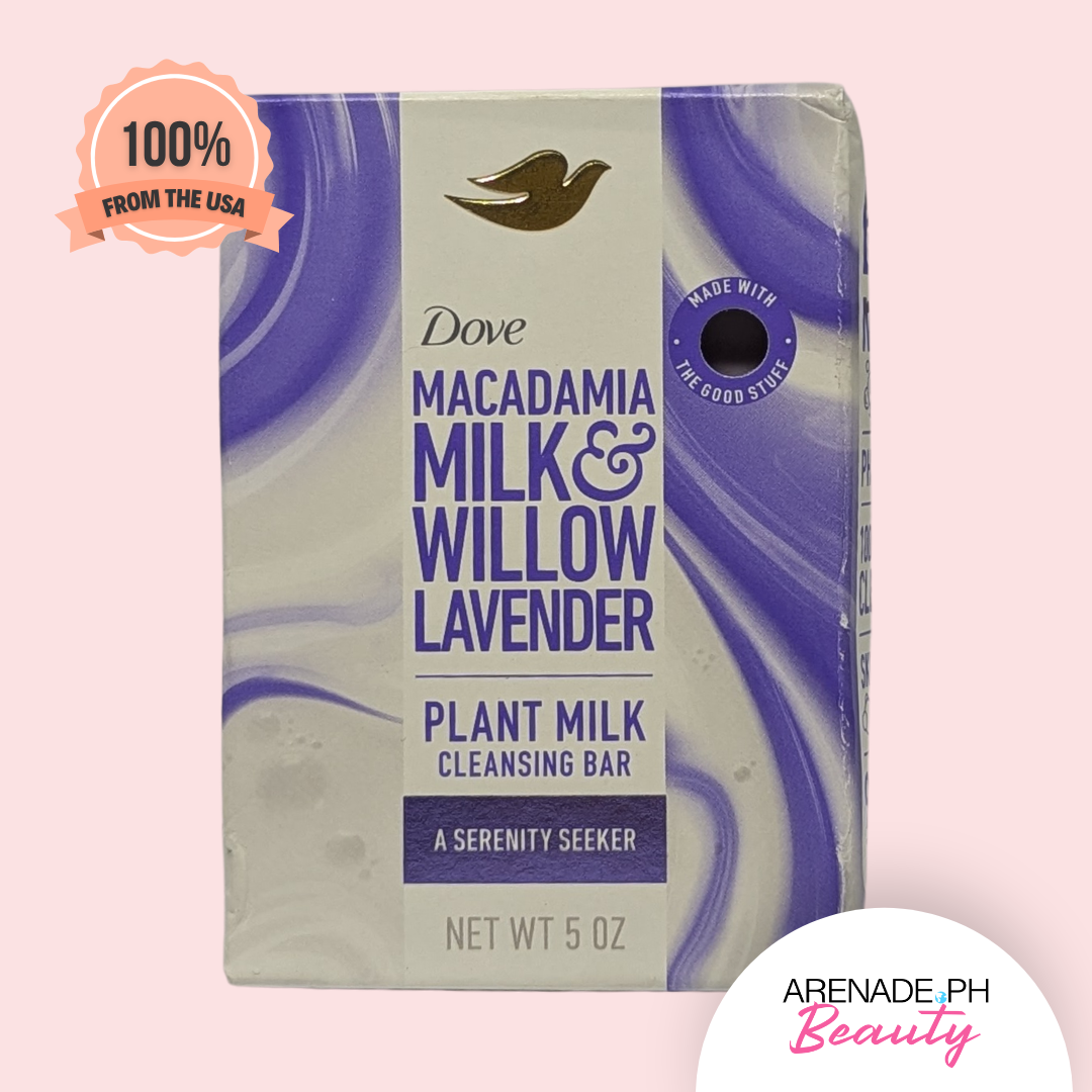 Dove Plant Milk Cleansing Bar Soap for Moisturized Skin, 5 oz