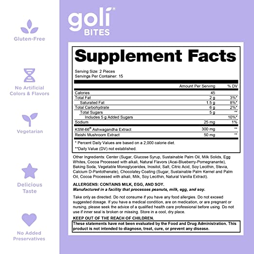 Goli Bites Multi Promotes Overall Health 30 Pieces