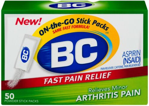 BC Powder Fast Relief Arthritis (50 Pack) PACKAGING MAY VARY