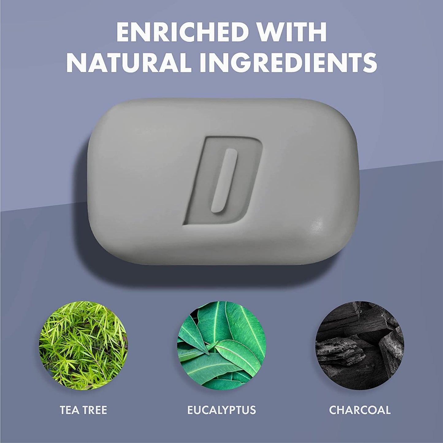 Defense Antifungal Medicated Bar Soap With Tea Tree & Eucalyptus Oils 4.2 Oz