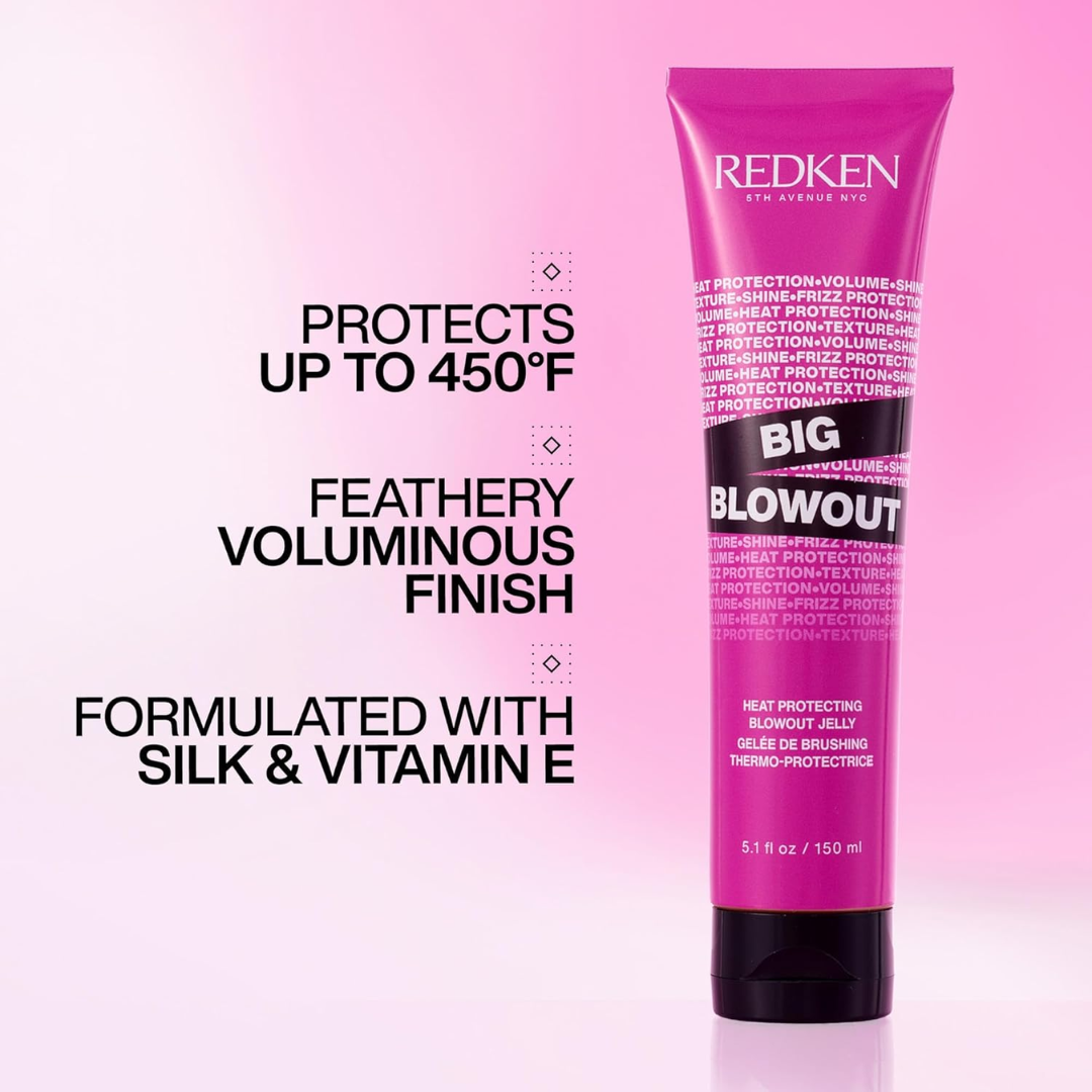 Redken 5th Avenue NYC Big Blowout Heat Protecting Jelly, 5.1 oz / 150 ml