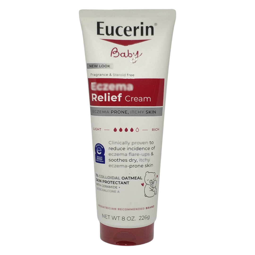 Eucerin Baby Eczema Prone Skin Relief Cream 8 oz / 226g