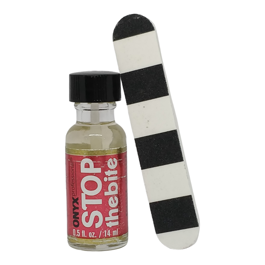 Onyx Professional Stop the Bite Nail Care Solution, 0.5 oz / 14 ml