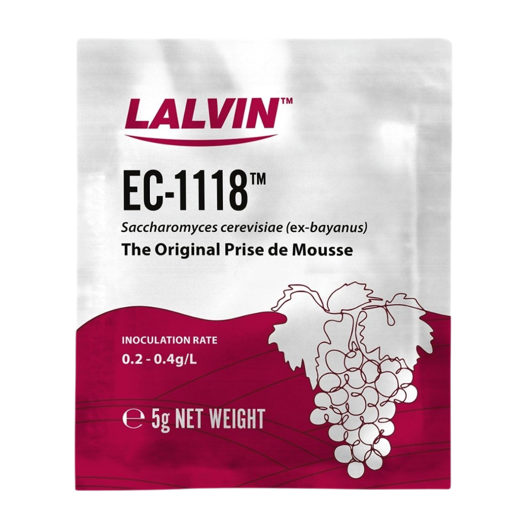 Lalvin EC-1118 Dried Wine Yeast, 1 Piece