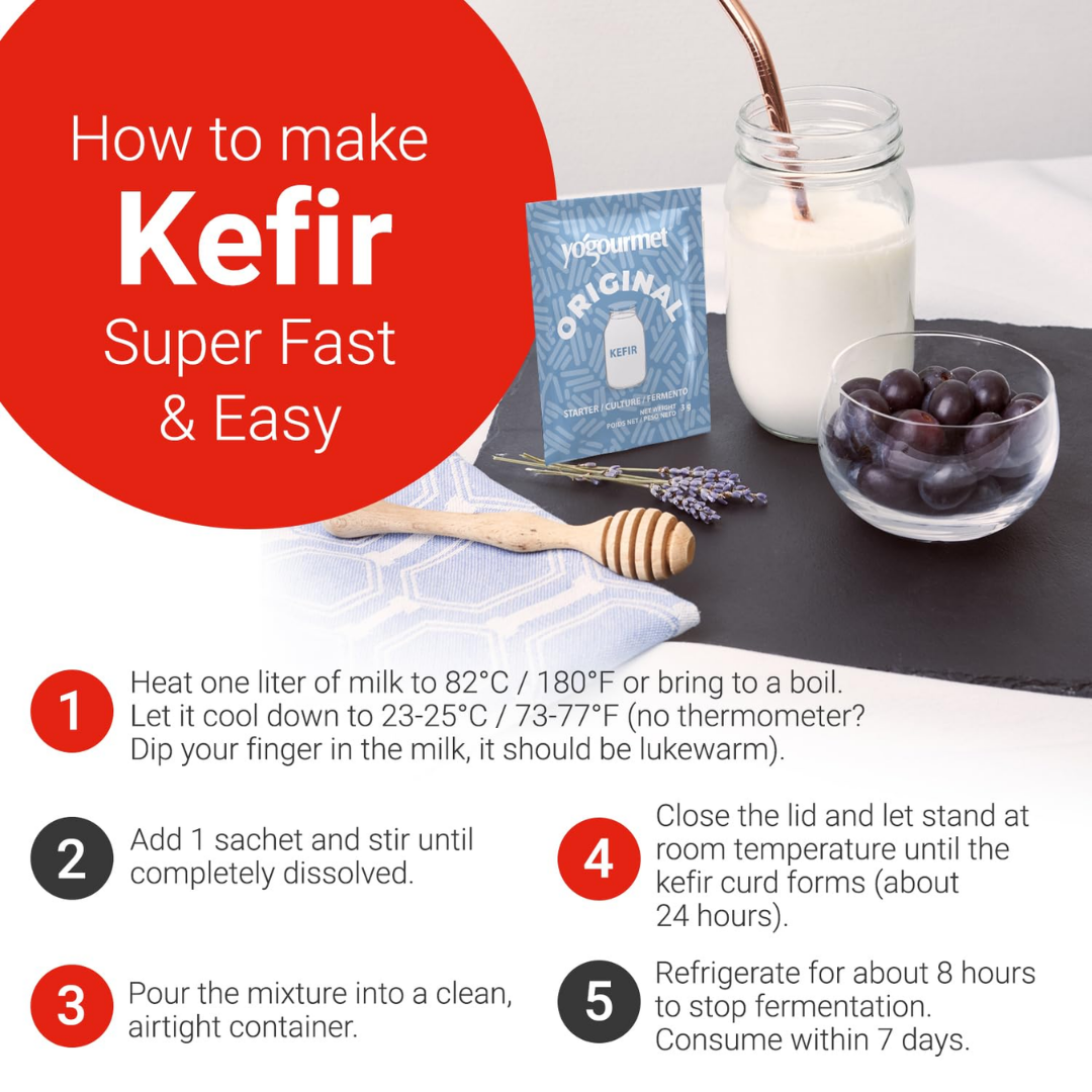 Yogourmet Culture De Kefir Starter Powder 3 g, 1 Sachet