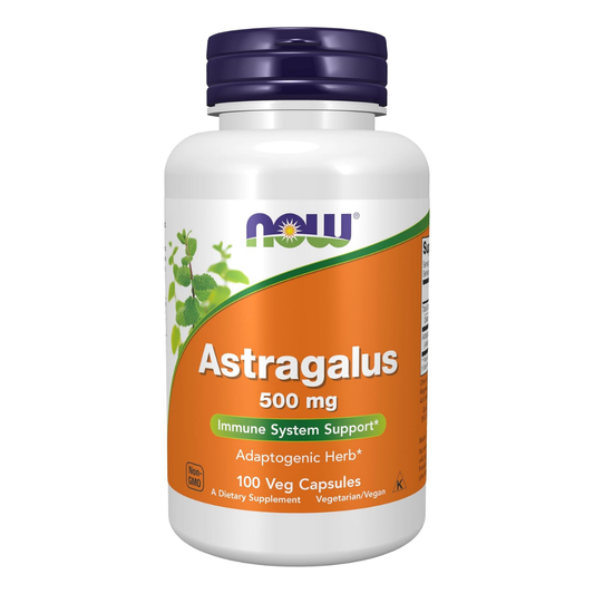 Now Astragalus Extract 500 mg, 100 Capsules