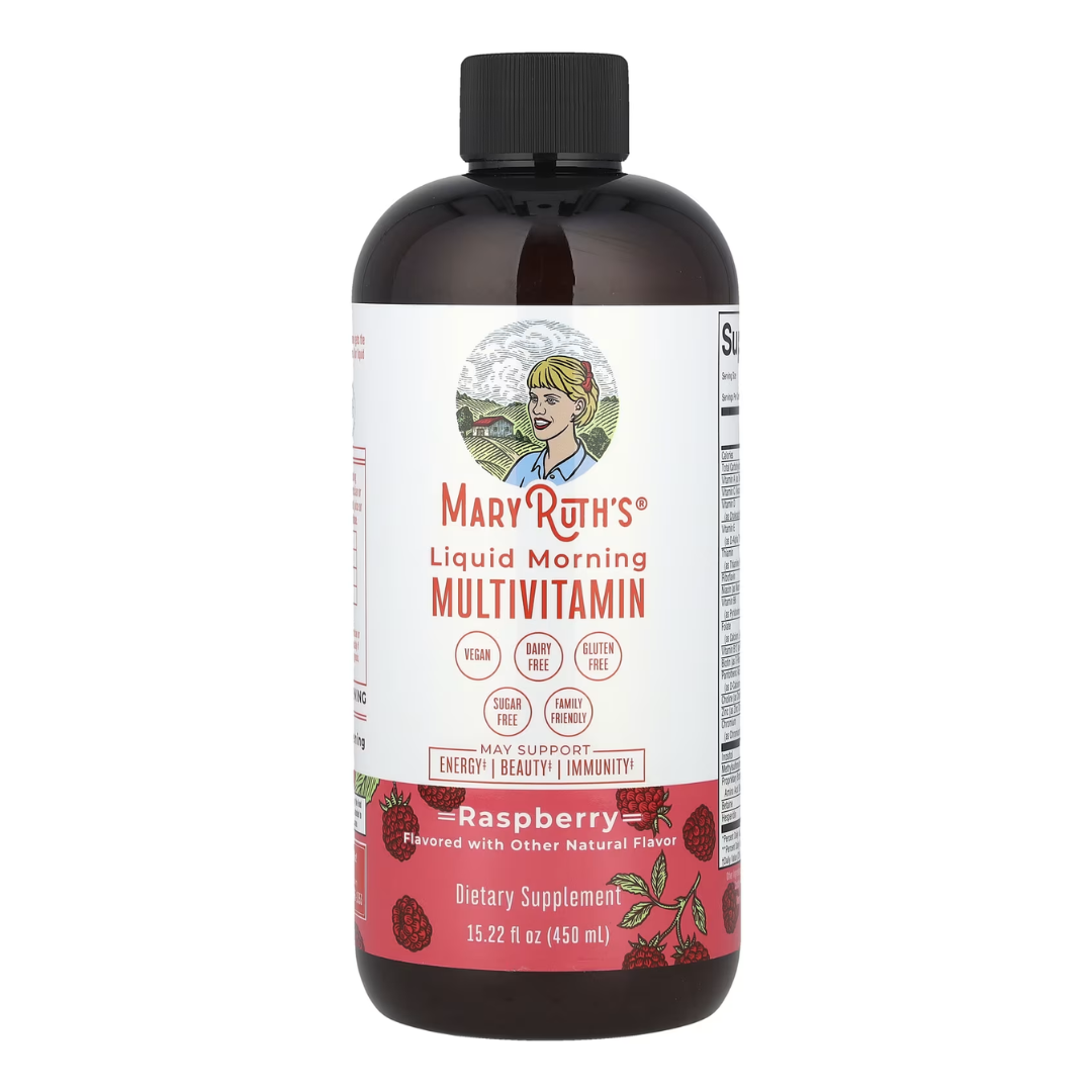 Mary Ruth's Liquid Morning Multivitamin Raspberry, 450 ml / 15.22 oz