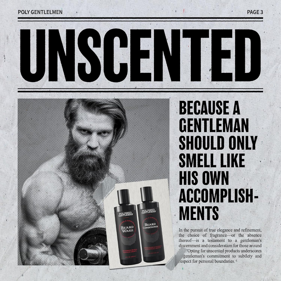 Polished Gentleman Beard Shampoo and Conditioner (4 oz / 118 ml)