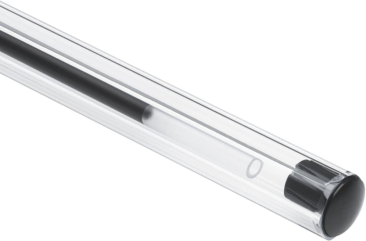 BIC Cristal Xtra Smooth Ball Pens Medium Point (1.0mm), 24 Black Ink (MS24 19715)