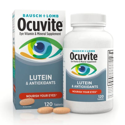 Bausch + Lomb Ocuvite Eye Vitamin & Mineral Supplement Lutein & Antioxidants (120 Tablets)