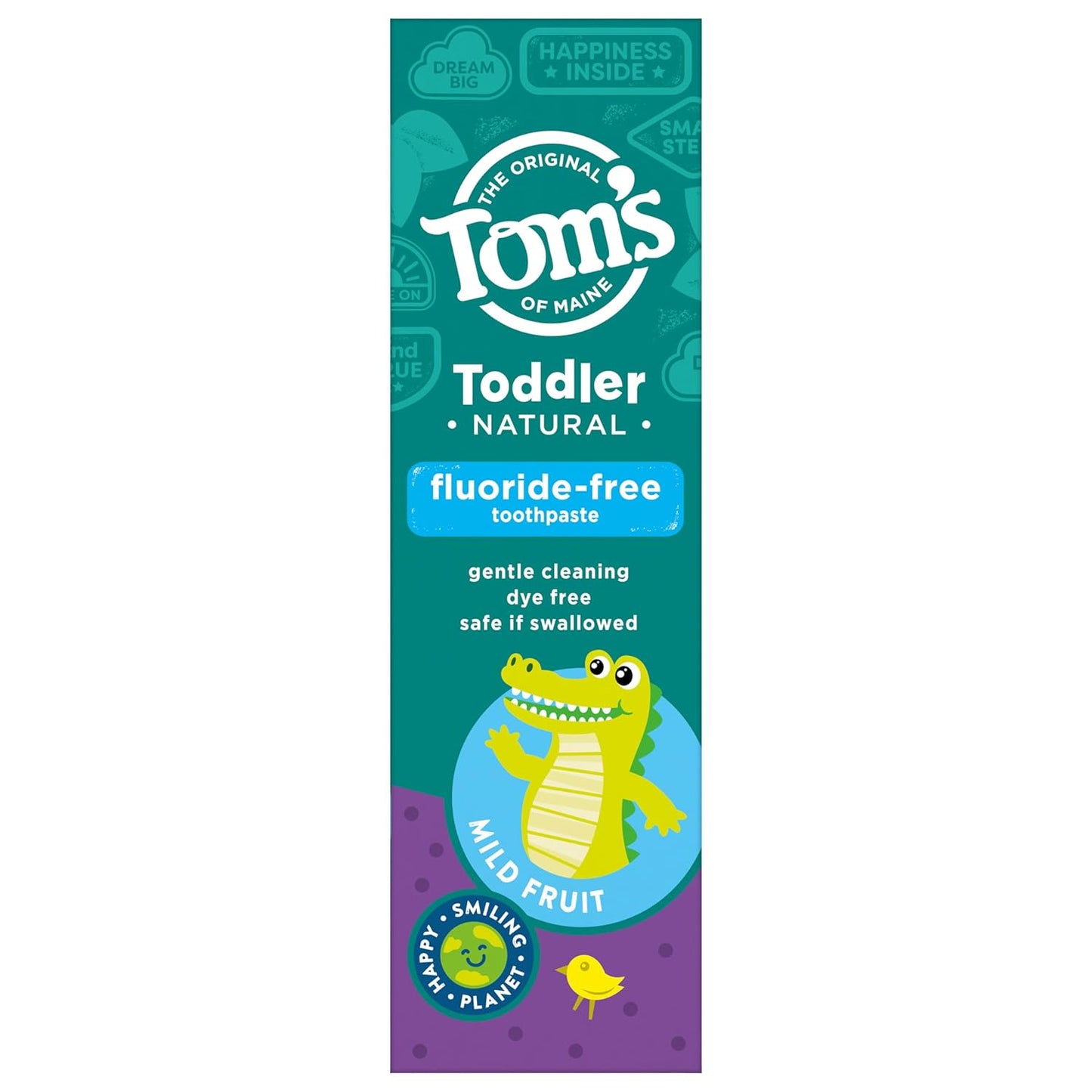 Tom's of Maine Toddler Natural Mild Fruit Toothpaste 1.75 oz / 49.6g
