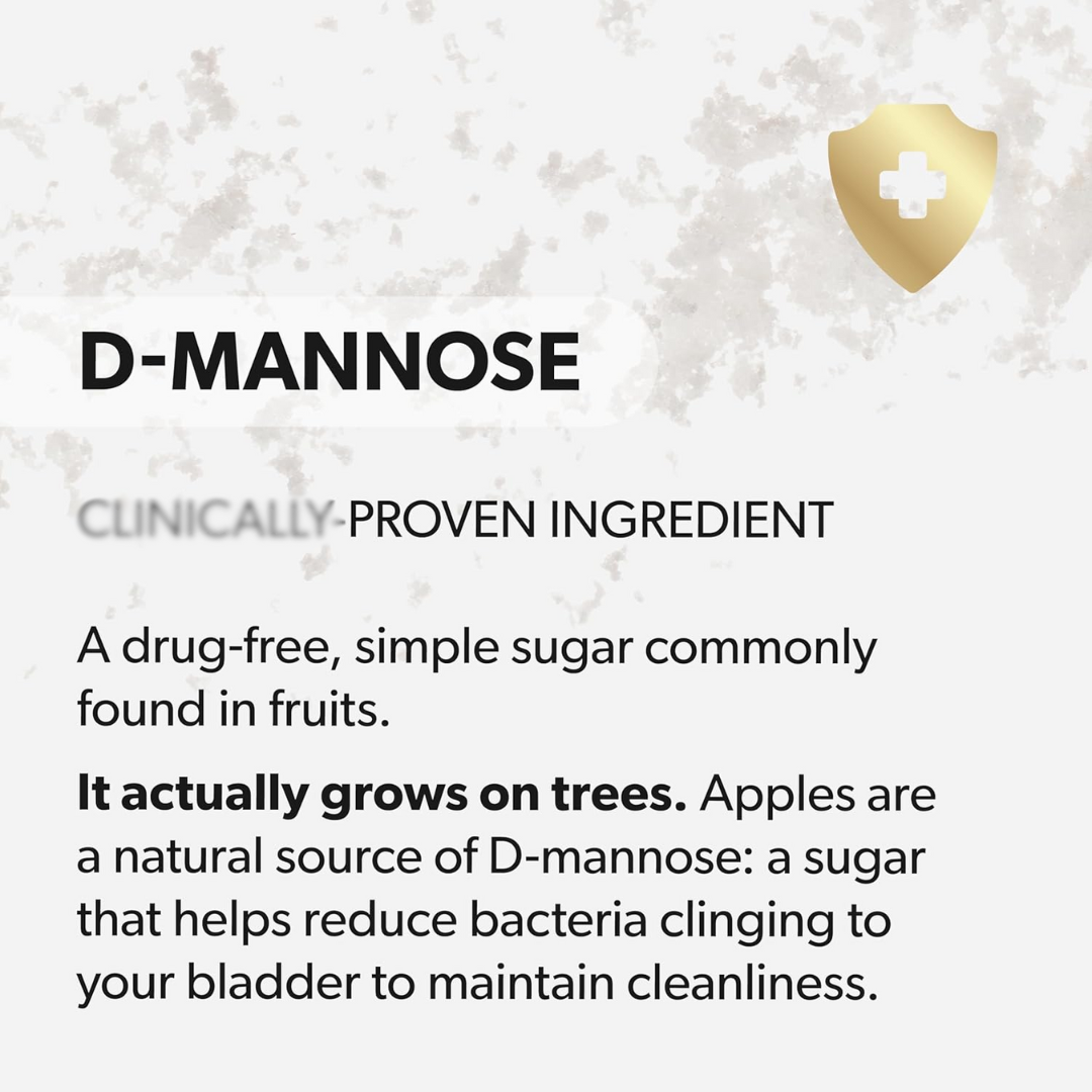 AZO D-Mannose Urinary Tract Health Helps Cleanse Flush & Protect Urinary Tract (120 Capsules)