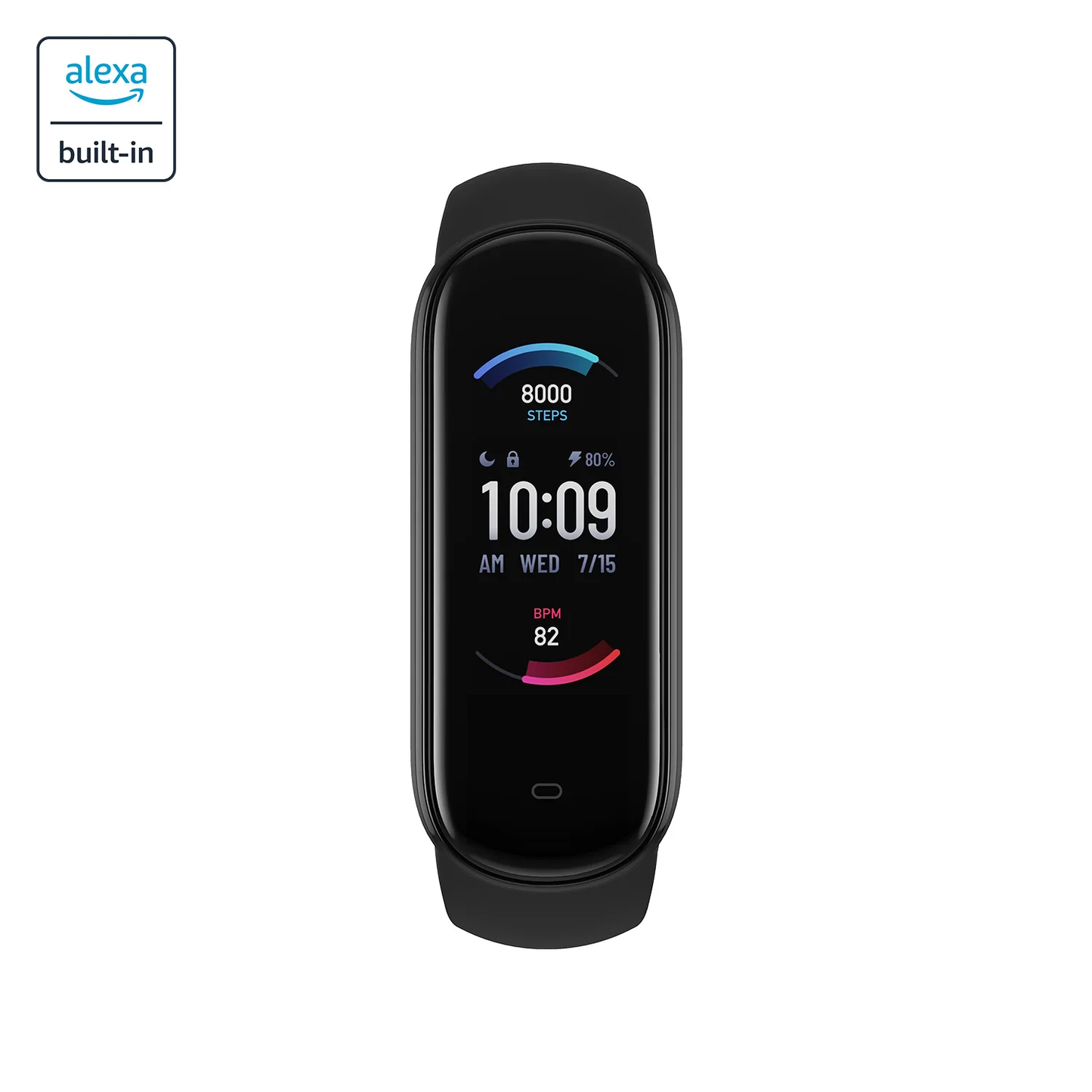 Amazfit Band 5 Blood-Oxygen Measurement Heart Rate & Stress Monitoring With Alexa Built-In A2005