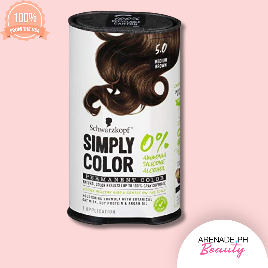 Schwarzkopf Simply Permanent Color with 0% Ammonia Silicone Control