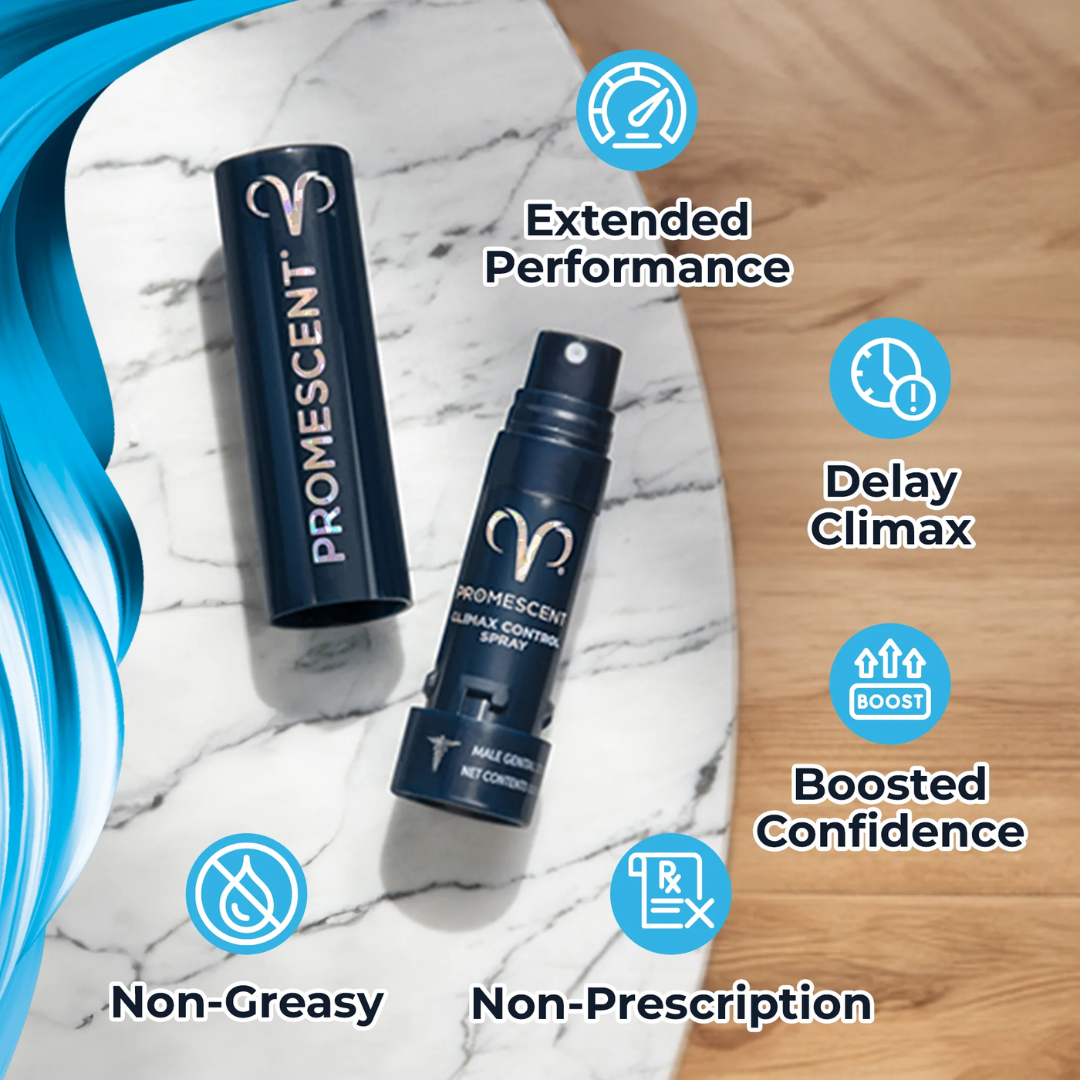 Promescent Better in Bed Last Longer Endurance 60 Spray, 0.25 oz / 7.4 ml