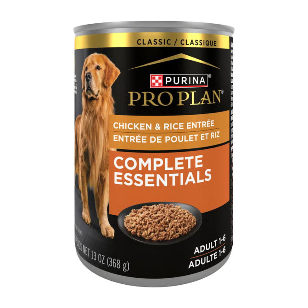 Purina Pro Plan Classic Complete Essentials Chicken & Rice Entree Adult 1-6, 368 g / 13 oz