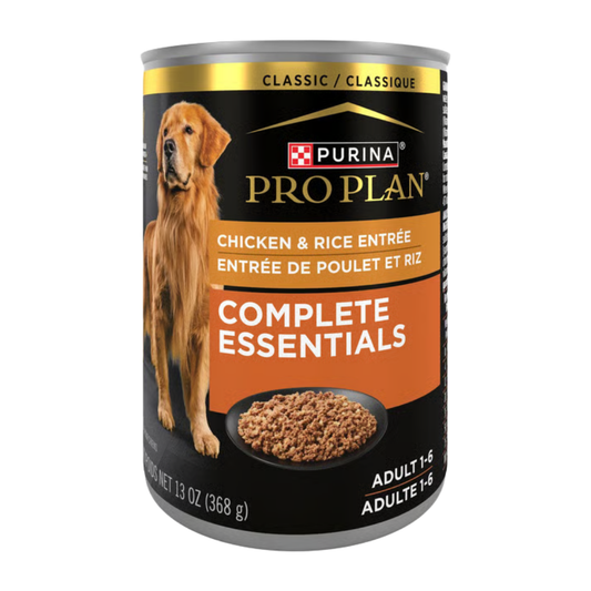 Purina Pro Plan Classic Complete Essentials Chicken & Rice Entree Adult 1-6, 368 g / 13 oz