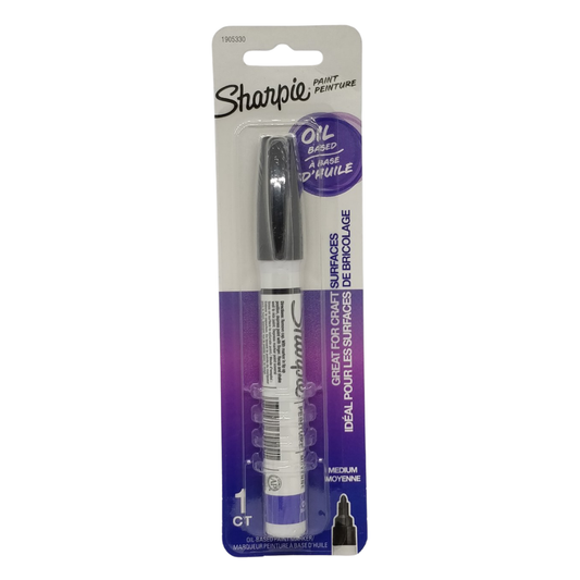 Sharpie Oil-Based Paint Marker, Medium Point, Black