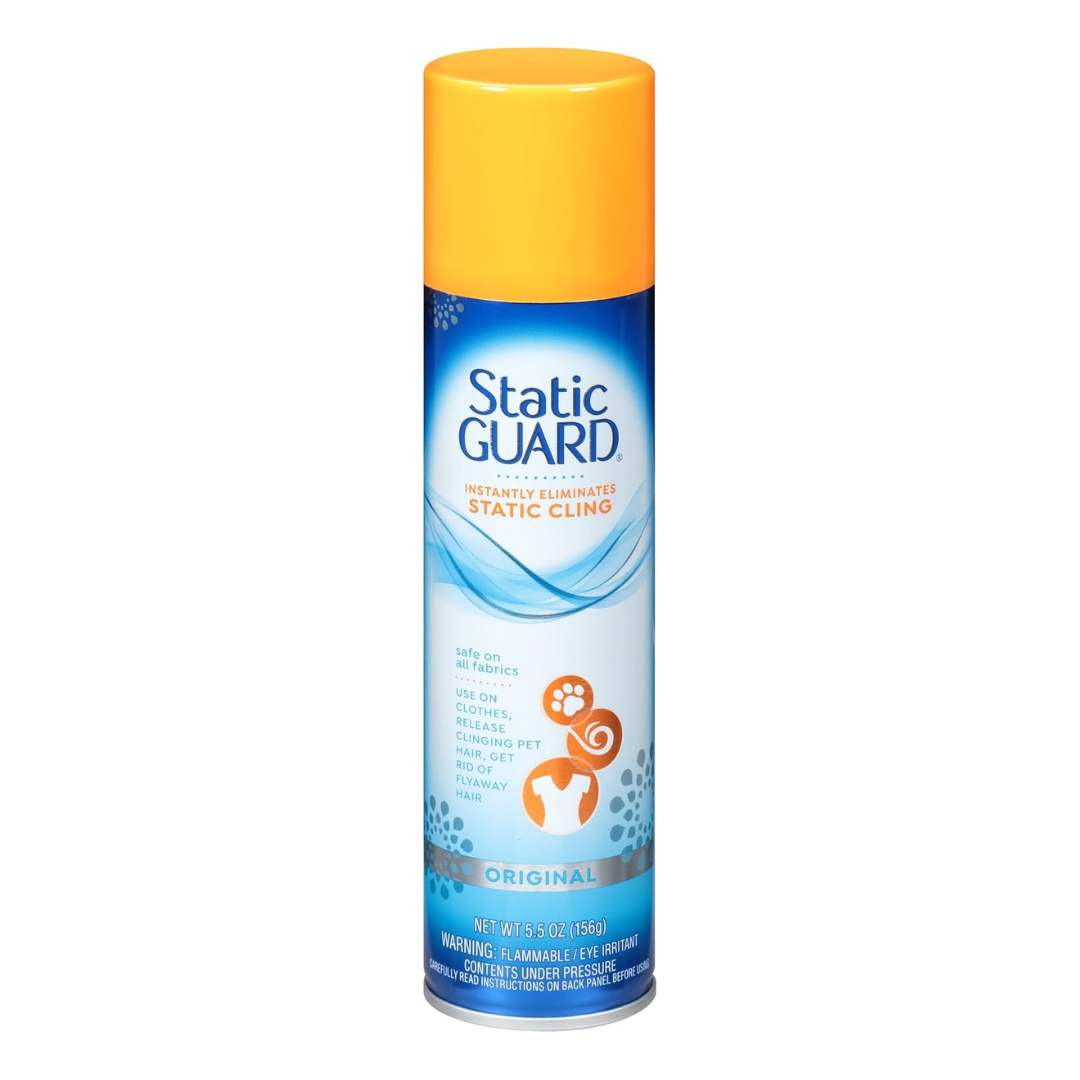 Static Guard Fabric Spray, 5.5 oz / 156 g