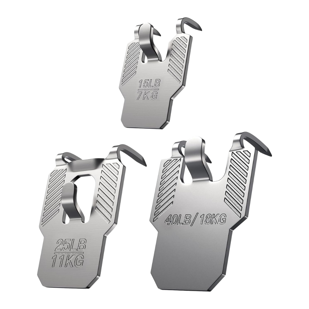 Drywall Picture Hangers Claw 15/25/40 lb Heavy Duty Wall Hooks, 25-Pack
