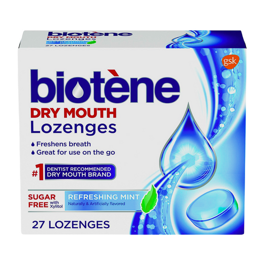 Biotene Dry Mouth Lozenges Refreshing Mint 27 Count