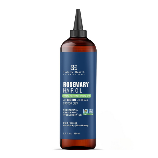 Botanic Hearth Rosemary Hair Oil with Biotin, Jojoba & Castor Oil 6.7 fl oz / 198ml