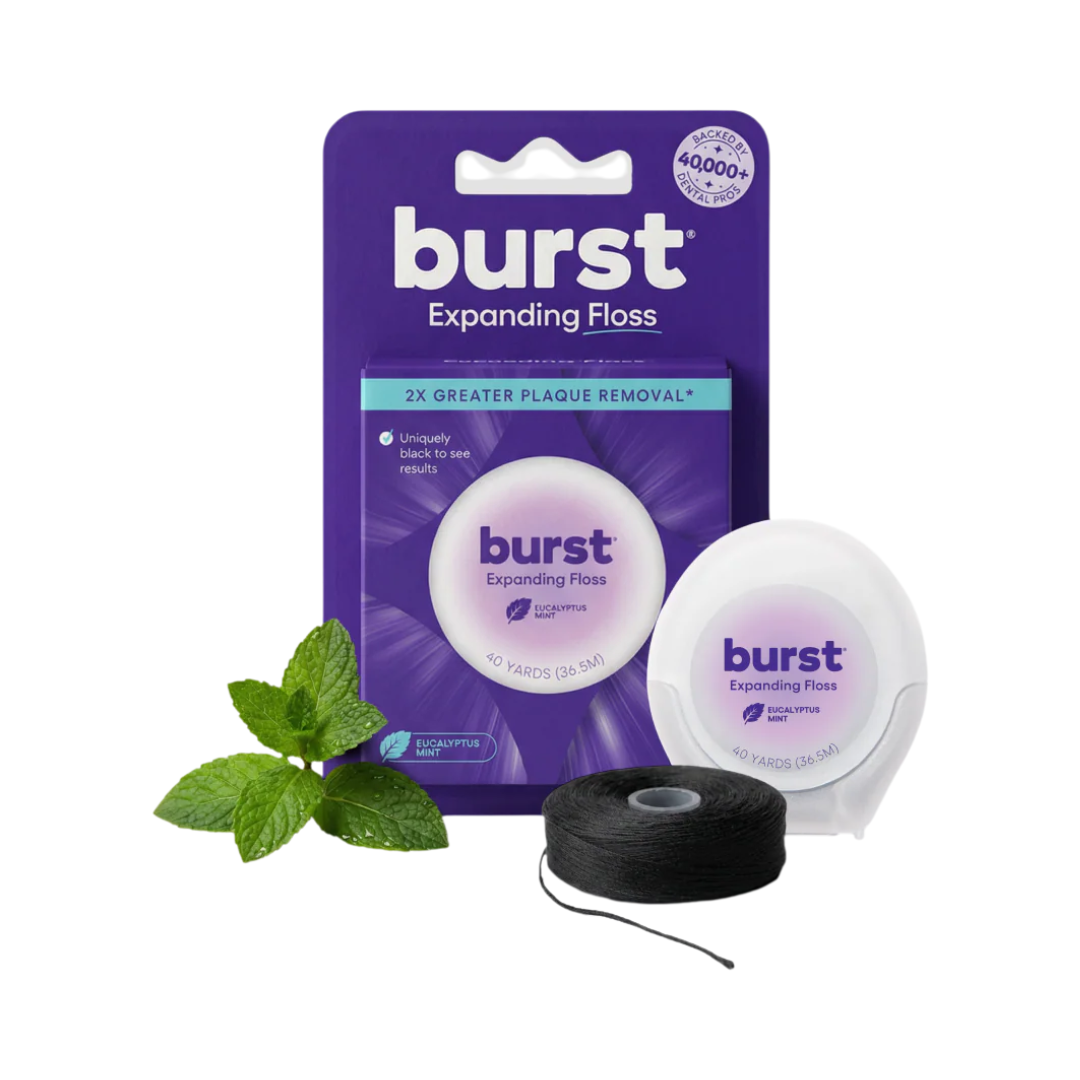 Burst Expanding Floss Eucalyptus Mint, 40 yards