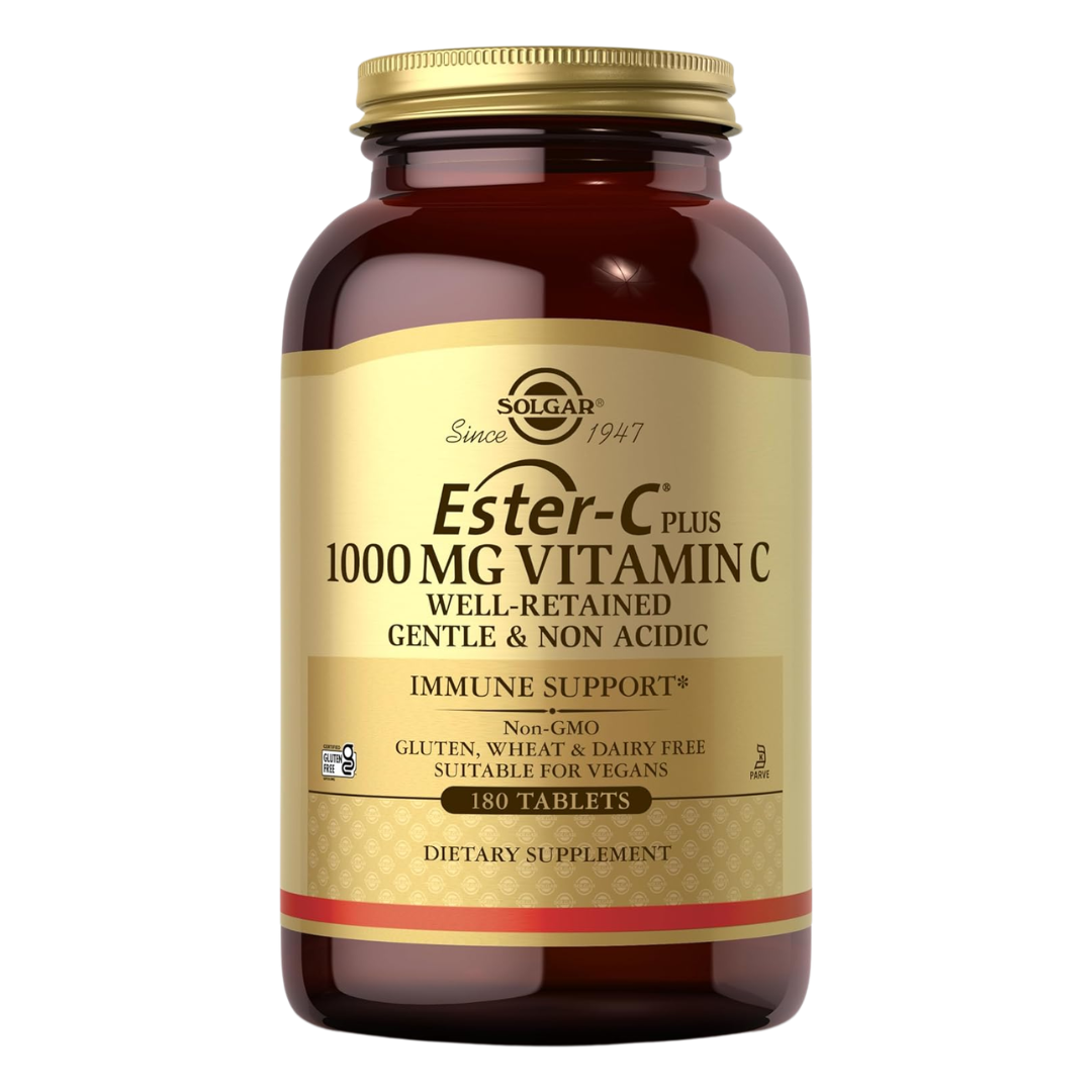 Solgar Ester-C Plus Vitamin C 1,000 mg, 180 Tablets
