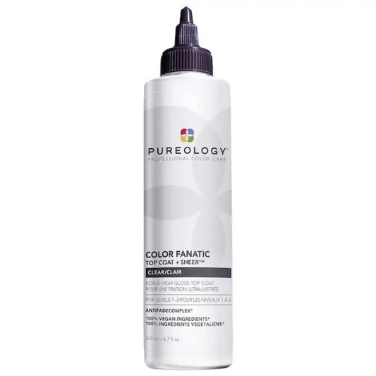 Pureology Professional Color Care Fanatic Top Coat + Sheer 6.7 fl oz / 200ml : Clear
