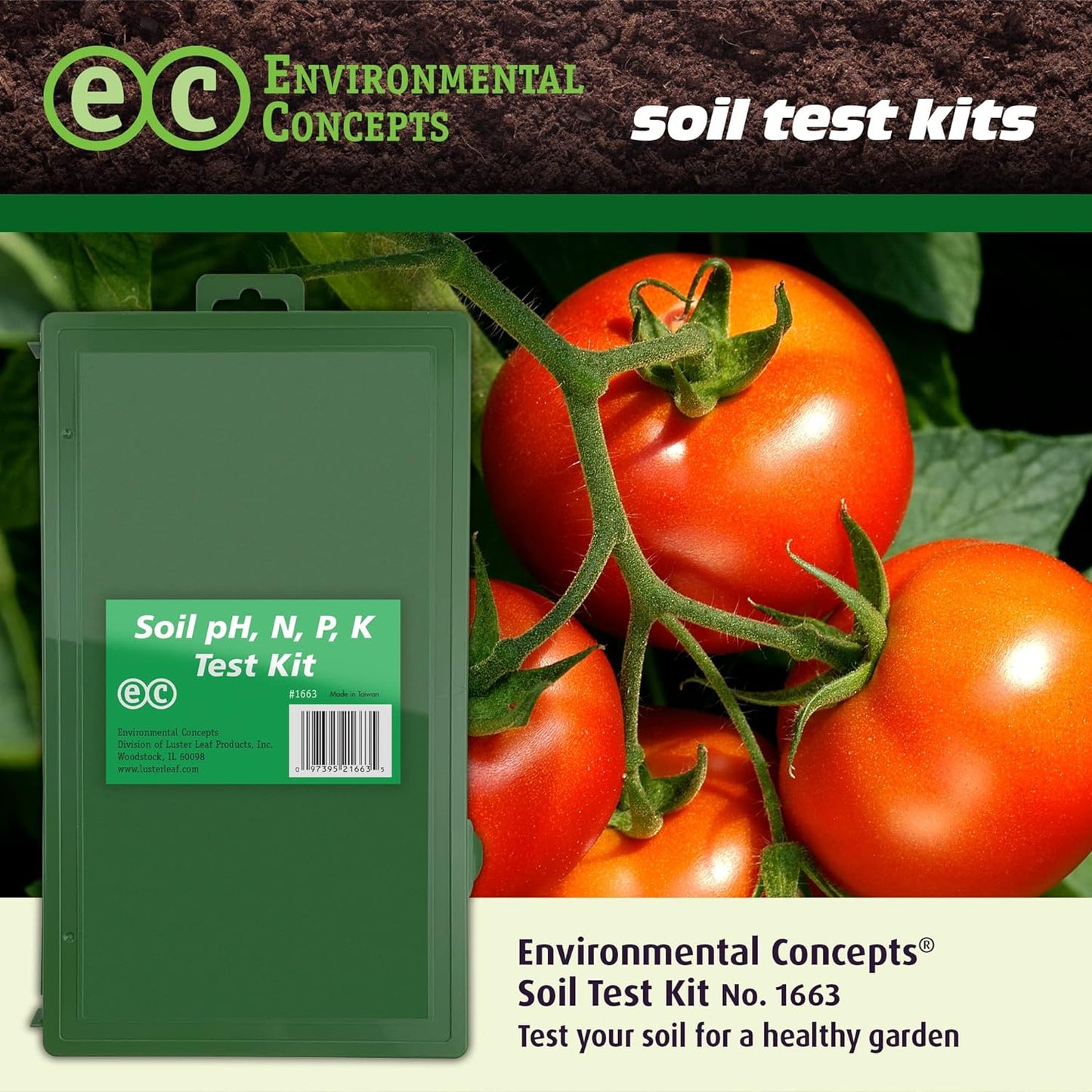 Luster Leaf  1663 Soil Test Kit (Green)